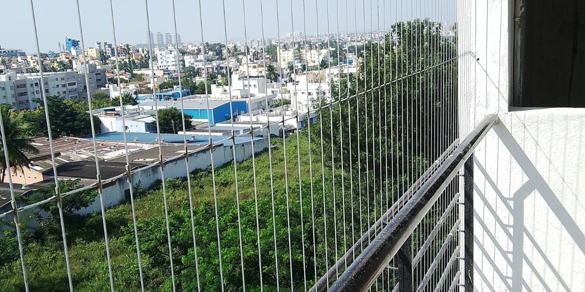 Invisible Grill for Balcony Installation in Hyderabad